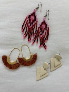 Bundle of 3 Pairs of Earrings